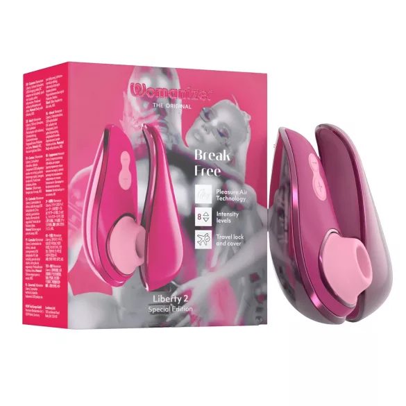 Womanizer Liberty 2 Iggy Azalea - succionador de clítoris - ondas de aire - rosa