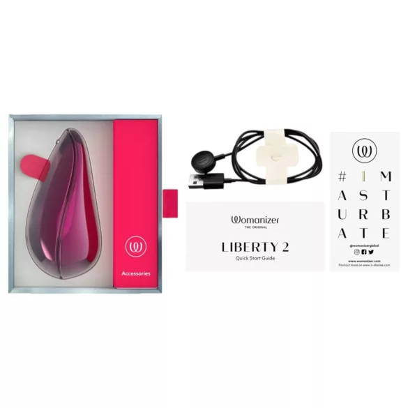 Womanizer Liberty 2 Iggy Azalea - succionador de clítoris - ondas de aire - rosa