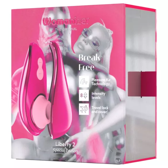Womanizer Liberty 2 Iggy Azalea - succionador de clítoris - ondas de aire - rosa