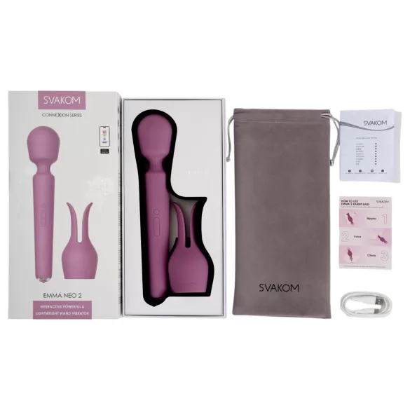 Svakom Emma Neo 2 - vibrador inteligente masajeador (lila)