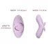 Svakom Echo 2 - vibrador para dedos inteligente - silicona rosa