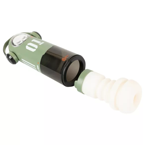 Rebel Skull - masturbador impulsor y vibrador (verde)