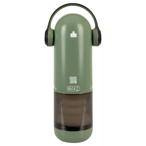 Rebel Skull - masturbador impulsor y vibrador (verde)