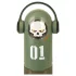 Rebel Skull - masturbador impulsor y vibrador (verde)