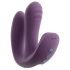 Beau Coeur Mireva - vibrador triple con mando - silicona lila