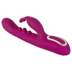   Javida - vibrador con bolas y brazo para clítoris - silicona lila