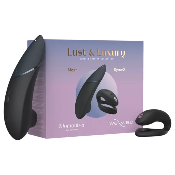 Womanizer Lust&Luxury - vibrador para clítoris y pareja - negro