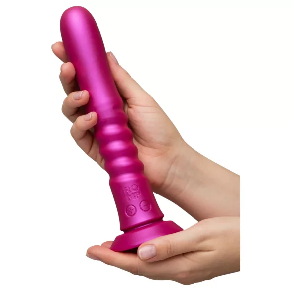 ROMP Jiggle - vibrador empujador con ventosa (rosa)