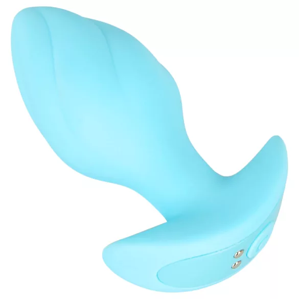 Cuties Mini - plug anal vibrador - silicona - azul