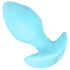 Cuties Mini - plug anal vibrador - silicona - azul