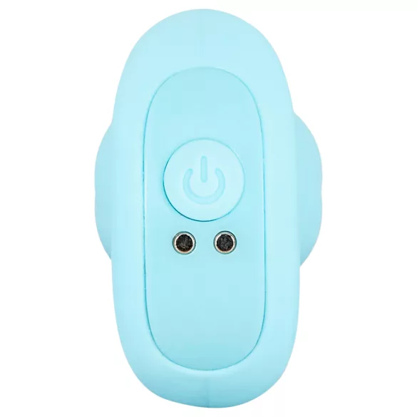 Cuties Mini - plug anal vibrador - silicona - azul