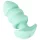 Cuties Mini - plug anal vibrador con esferas - silicona verde