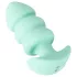 Cuties Mini - plug anal vibrador con esferas - silicona verde