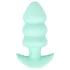 Cuties Mini - plug anal vibrador con esferas - silicona verde
