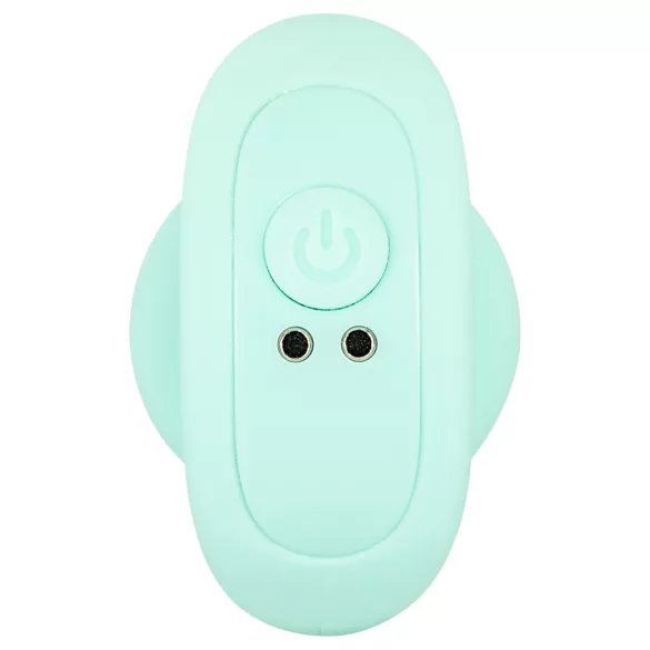 Cuties Mini - plug anal vibrador con esferas - silicona verde