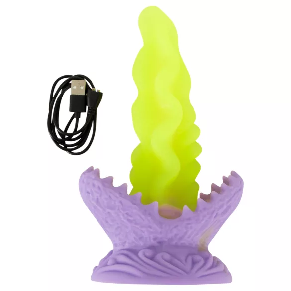 Beasty Cocks - consolador luminoso - silicona verde