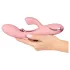 Beau Coeur Avenor - vibrador de punto G con lengüeta y brazo para el clítoris (rosa)