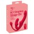 You2Toys Strapless - arnés con vibrador triple sin correas (rosa)