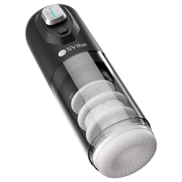 Snail Vibe Ikon Spark - masturbador automático - silicona negra