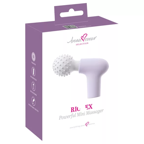 Beau Coeur Rionex - mini vibrador masajeador - lila