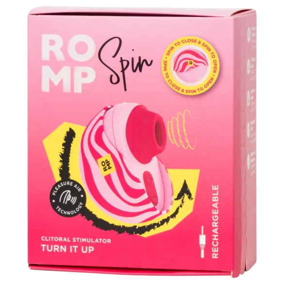 ROMP Spin - estimulador de clítoris por ondas de aire (rosa)