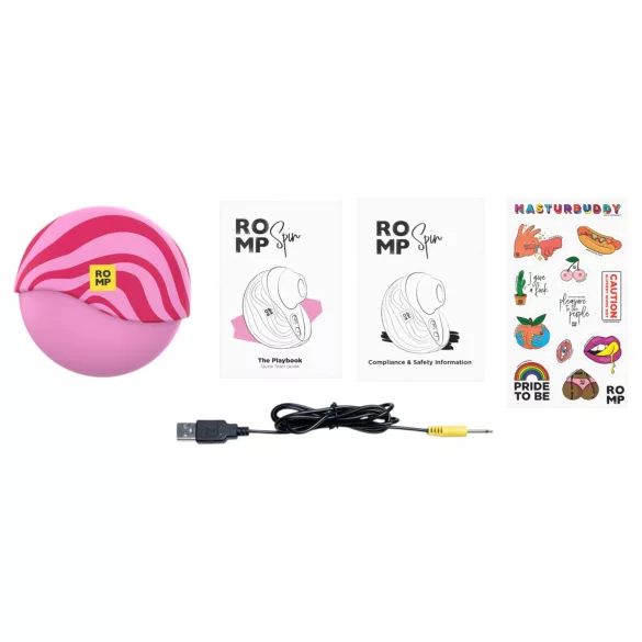 ROMP Spin - estimulador de clítoris por ondas de aire (rosa)