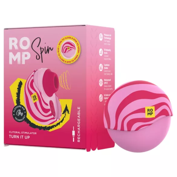 ROMP Spin - estimulador de clítoris por ondas de aire (rosa)