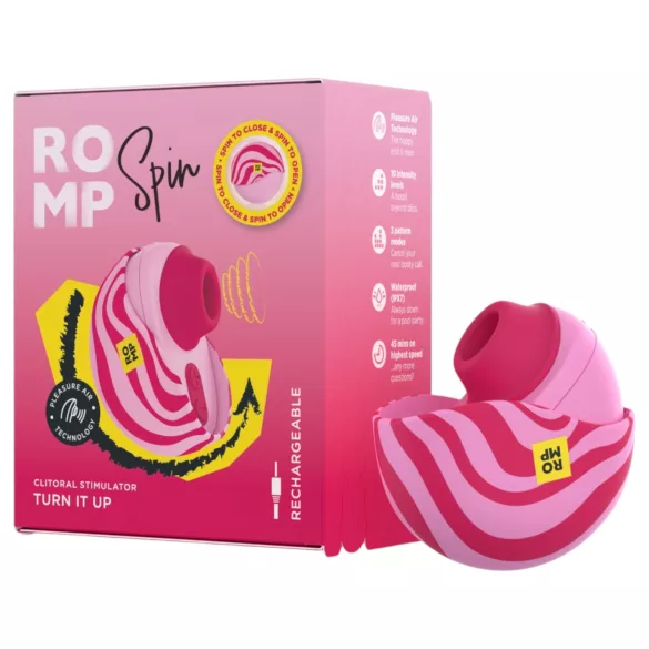 ROMP Spin - estimulador de clítoris por ondas de aire (rosa)