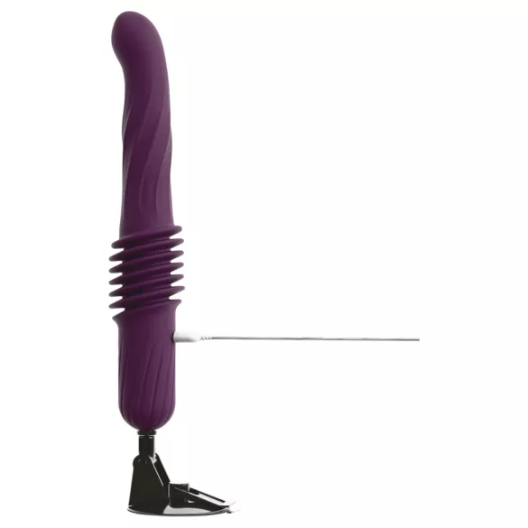 You2Toys - vibrador impulsor con calefacción y control remoto (morado)
