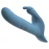 You2Toys - Vibrador conejito empujador con arnés de 3 piezas con mando a distancia (azul)