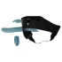 You2Toys - Vibrador conejito empujador con arnés de 3 piezas con mando a distancia (azul)