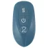 You2Toys - Vibrador conejito empujador con arnés de 3 piezas con mando a distancia (azul)