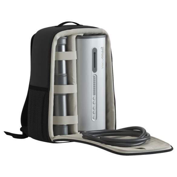 VacuGlide 2 - masturbador automático para hombre - lujo - plateado