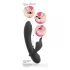 Couple Choice - anillo para pene y vibrador punto G - silicona gris