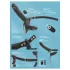 You2Toys - vibrador doble con arnés y mando a distancia (negro)