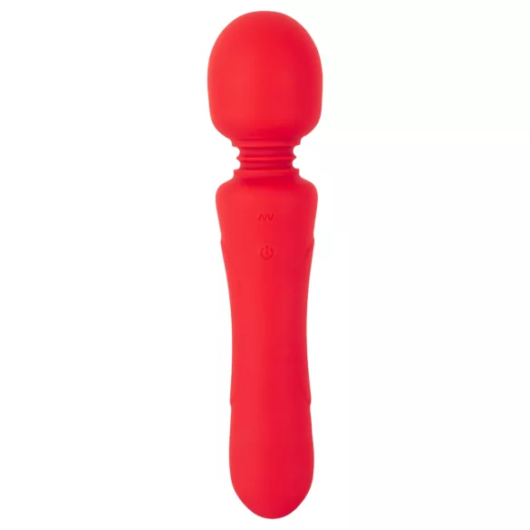 Sweet Smile - vibrador tipo varita recargable e impermeable (rojo)
