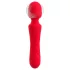 Sweet Smile - vibrador tipo varita recargable e impermeable (rojo)