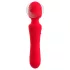 Sweet Smile - vibrador tipo varita recargable e impermeable (rojo)