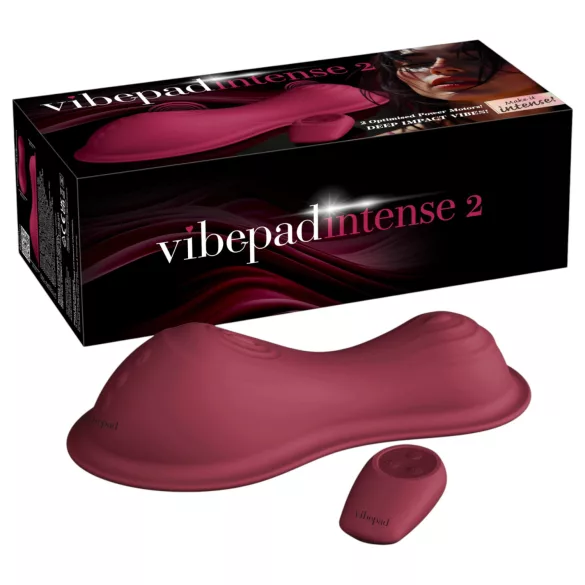 Vibepad Intense 2 - cojín vibrador con mando a distancia (rojo)