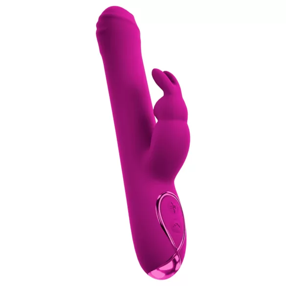 Sweet Smile - vibrador con brazo estimulador de clítoris impulsor y giratorio (rosa)
