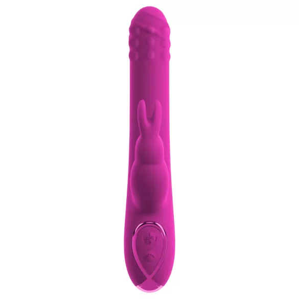 Sweet Smile - vibrador con brazo estimulador de clítoris impulsor y giratorio (rosa)