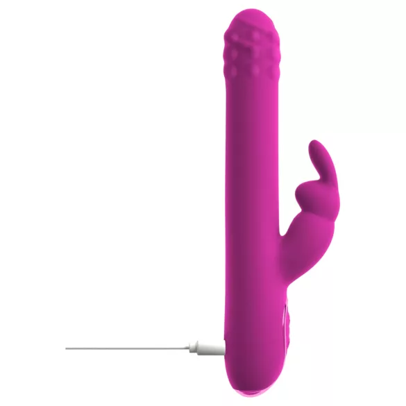 Sweet Smile - vibrador con brazo estimulador de clítoris impulsor y giratorio (rosa)