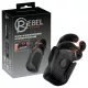 Rebel - masturbador pulsante y vibrador (negro)