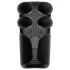 Rebel - masturbador pulsante y vibrador (negro)
