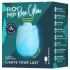 ROMP Rose Glow - estimulador de clítoris por ondas de aire (azul)