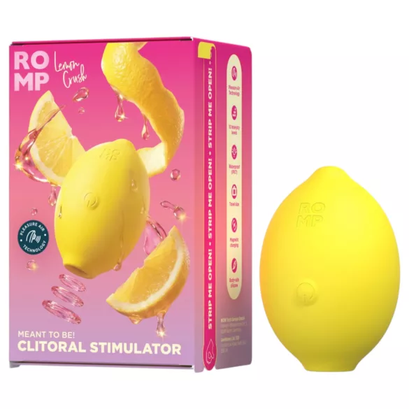 Romp Lemon Crush - estimulador de clítoris de ondas de aire (amarillo)