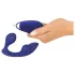 SMILE - vibrador anal y para bragas con control remoto - silicona azul