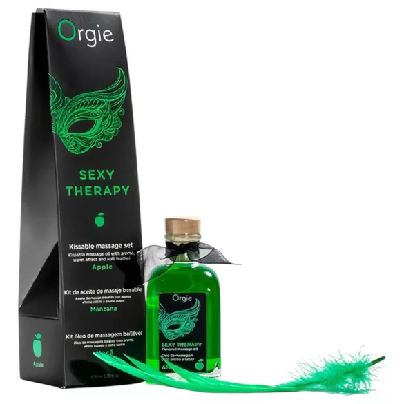 Orgie Sexy Therapy - set de aceites de masaje - manzana