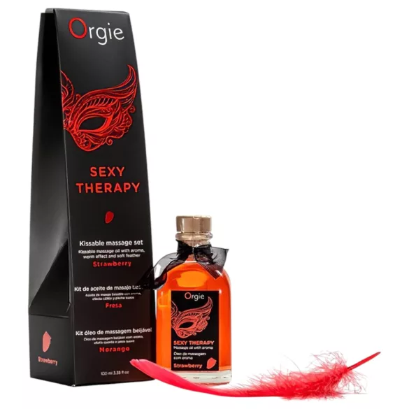 Orgie Sexy Therapy - set de aceites de masaje - fresa