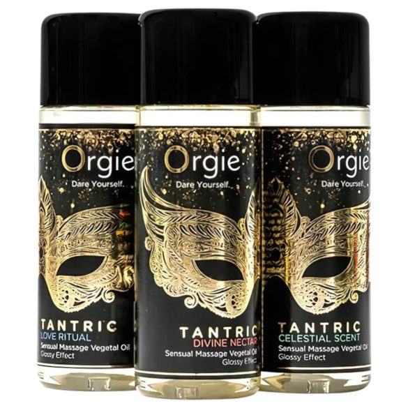 Orgie Tantric - set de aceites de masaje sensuales - 3x30ml